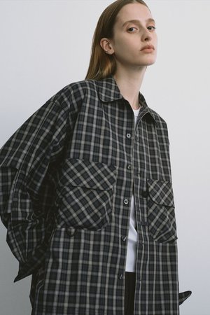 ダイワ ピア39/DAIWA PIER39のW’s TECH SPORTS OPEN COLLAR SHIRT L/S GREN PLAID