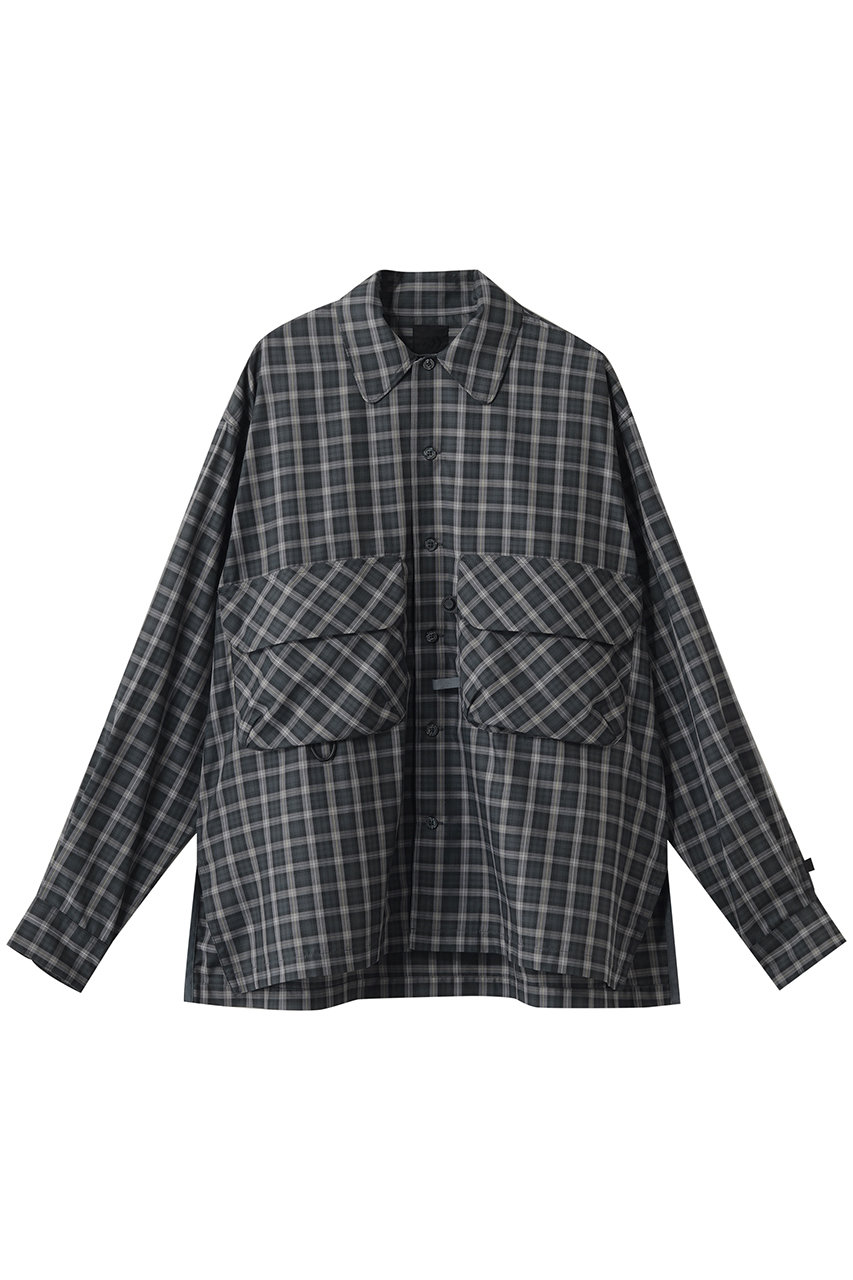 ダイワ ピア39/DAIWA PIER39のW’s TECH SPORTS OPEN COLLAR SHIRT L/S GREN PLAID(チャコール/BE-82026L)