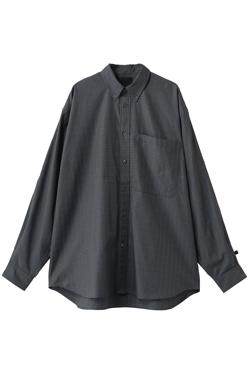 ダイワ ピア39/DAIWA PIER39の【MEN】TECH BUTTON DOWN SHIRT L/S GREN PLAID(チャコール/BE-80026)