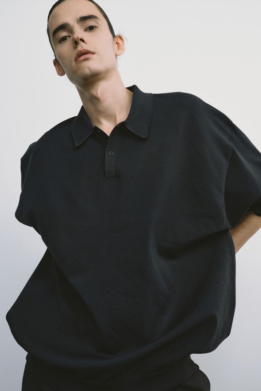 トップス TECH KNIT POLO S/S 2026SS3rd ink black DAIWA PIER39(ダイワ ピア39)｜【MEN】TECH KNIT POLO S/S/インク