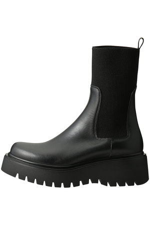 厚底サイドゴアブーツ