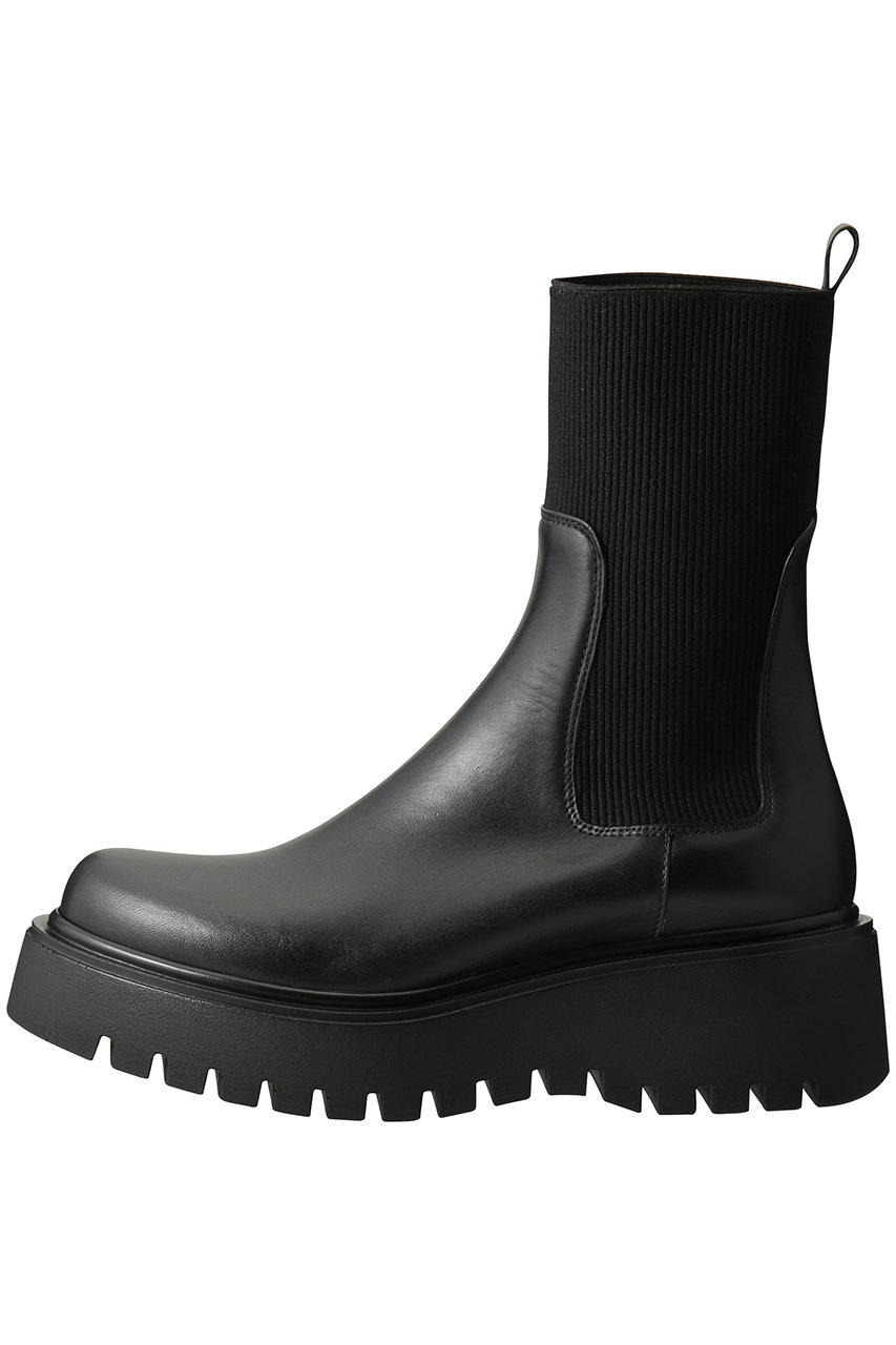 CORSO ROMA 9 厚底サイドゴアブーツ (ブラック, 39(26)) コルソローマ ノーヴェ ELLE SHOP CORSO ROMA 9 厚底サイドゴアブーツ (ブラック, 39(26)) コルソローマ ノーヴェ ELLE SHOP
