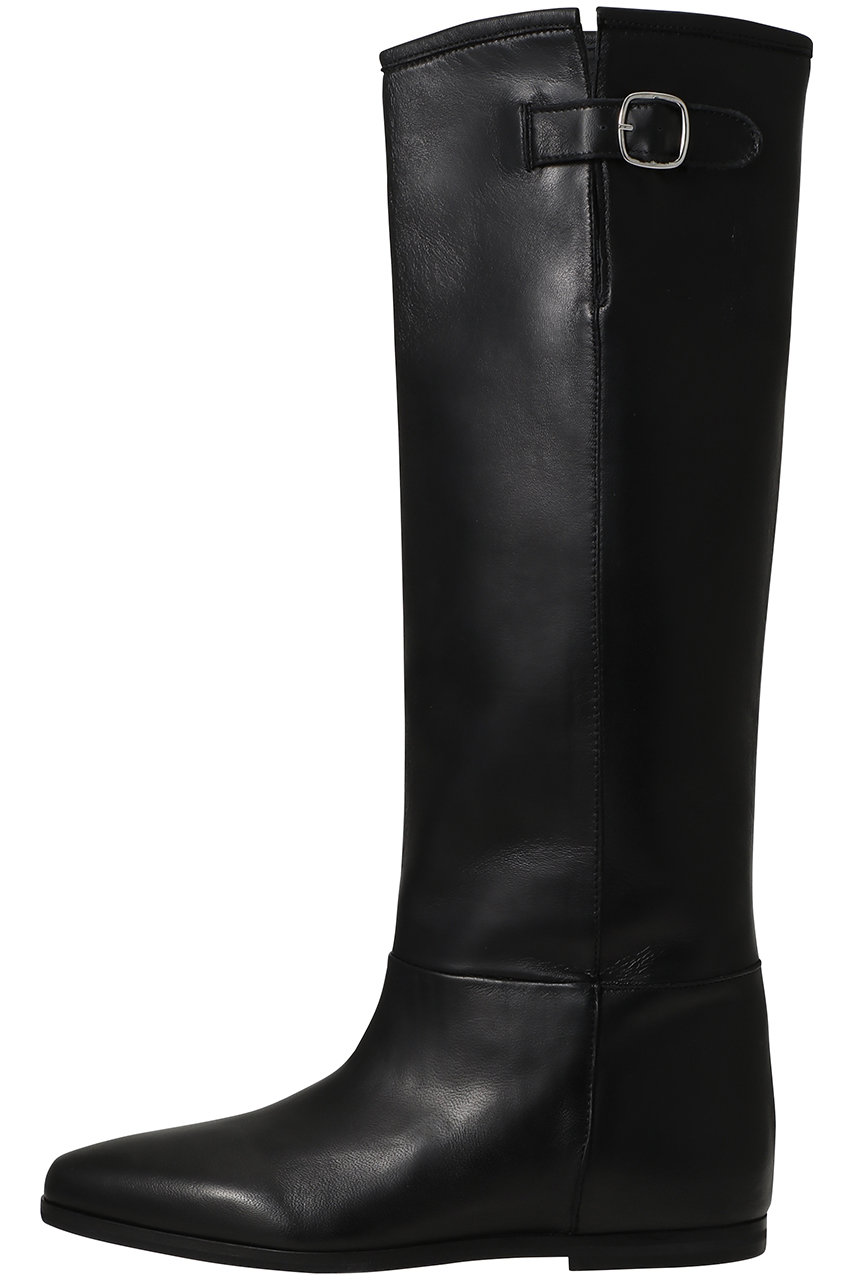 CORSO ROMA 9 ベルト付きインヒールロングブーツ (ブラック, 38(25)) コルソローマ ノーヴェ ELLE SHOP CORSO ROMA 9 ベルト付きインヒールロングブーツ (ブラック, 38(25)) コルソローマ ノーヴェ ELLE SHOP