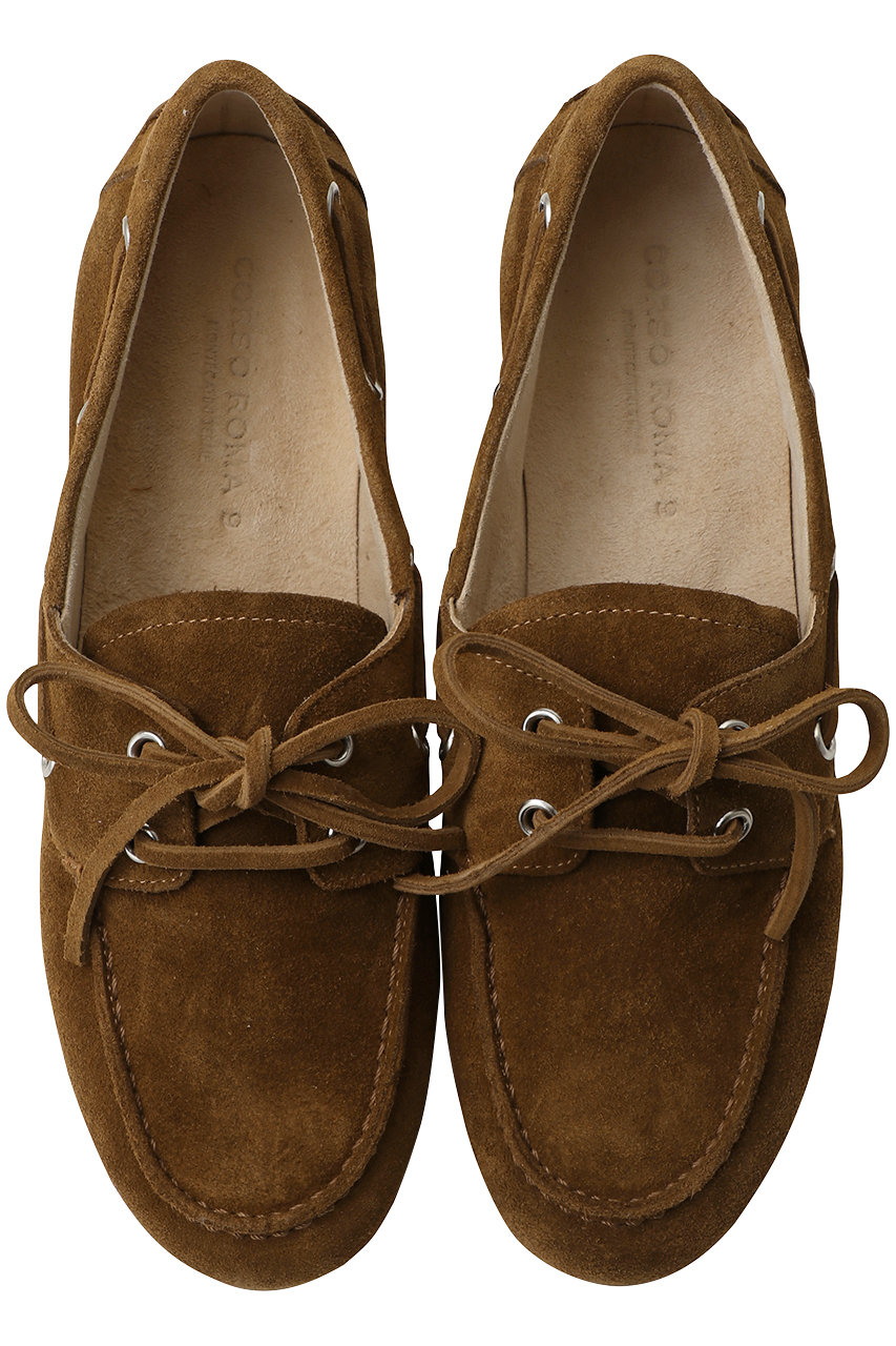 コルソローマ ノーヴェ/CORSO ROMA 9のスエードモカシン(ブラウン/ESTER6)