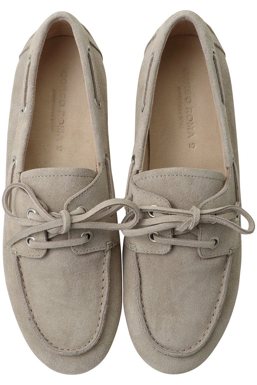 コルソローマ ノーヴェ/CORSO ROMA 9のスエードモカシン(グレー/ESTER6)