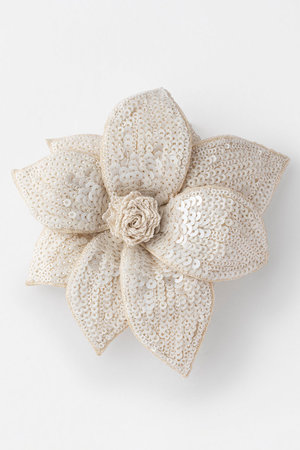 オーヴィル/EAUVIREのマグネット付きスパンコールコサージュ(150500/150501)