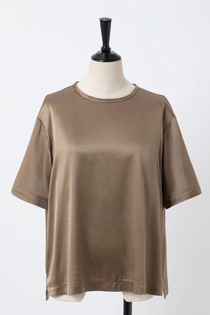 オーヴィル/EAUVIREのウォッシャブルシルクTブラウス(110400/110402)