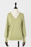 フィラメントシルクVネックプルオーバー
