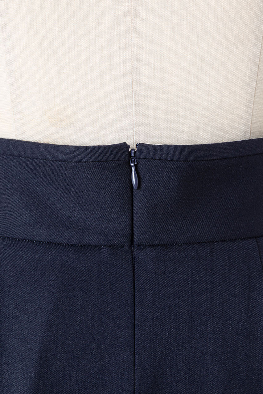 極美品✨ エルマンノシェルビーノ ロングスカート レース生地 ロゴ ネイビー 極美品✨ エルマンノシェルビーノ ロングスカート レース生地