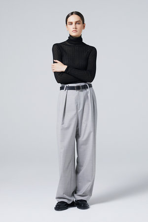 オーヴィル/EAUVIREのワイドテーパードパンツ(110600/110601)