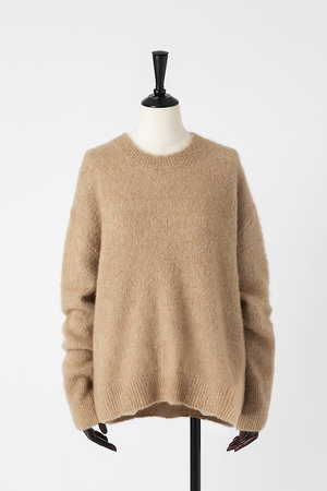 オーヴィル/EAUVIREのファインキャメルプルオーバー(110300/110301)