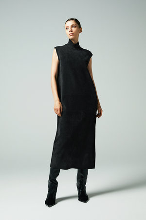 オーヴィル/EAUVIREのハイネックニットドレス(110500/110502)