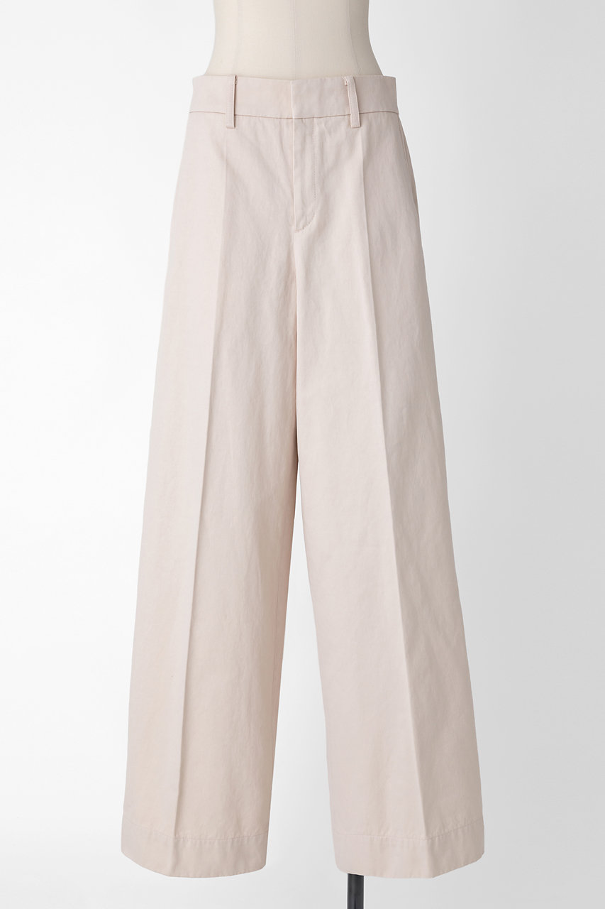 EAUVIRE ワイドレッグパンツ (ライトピンク, 038) オーヴィル ELLE SHOP EAUVIRE ワイドレッグパンツ (ライトピンク, 038) オーヴィル ELLE SHOP