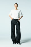 ワイドストレートデニムパンツ オーヴィル/EAUVIRE