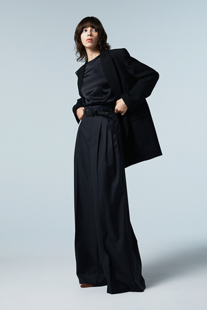 オーヴィル/EAUVIREの3タックワイドパンツ(110600/110601)