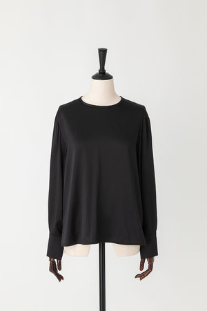 オーヴィル/EAUVIREのウォッシャブルシルクブラウス(110400/110403)