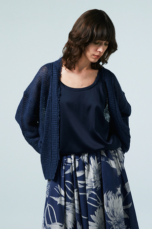 オーヴィル/EAUVIREのウォッシャブルシルクタンクトップ(110100/110101)