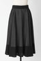 ワイドフレアスカート オーヴィル/EAUVIRE ブラック