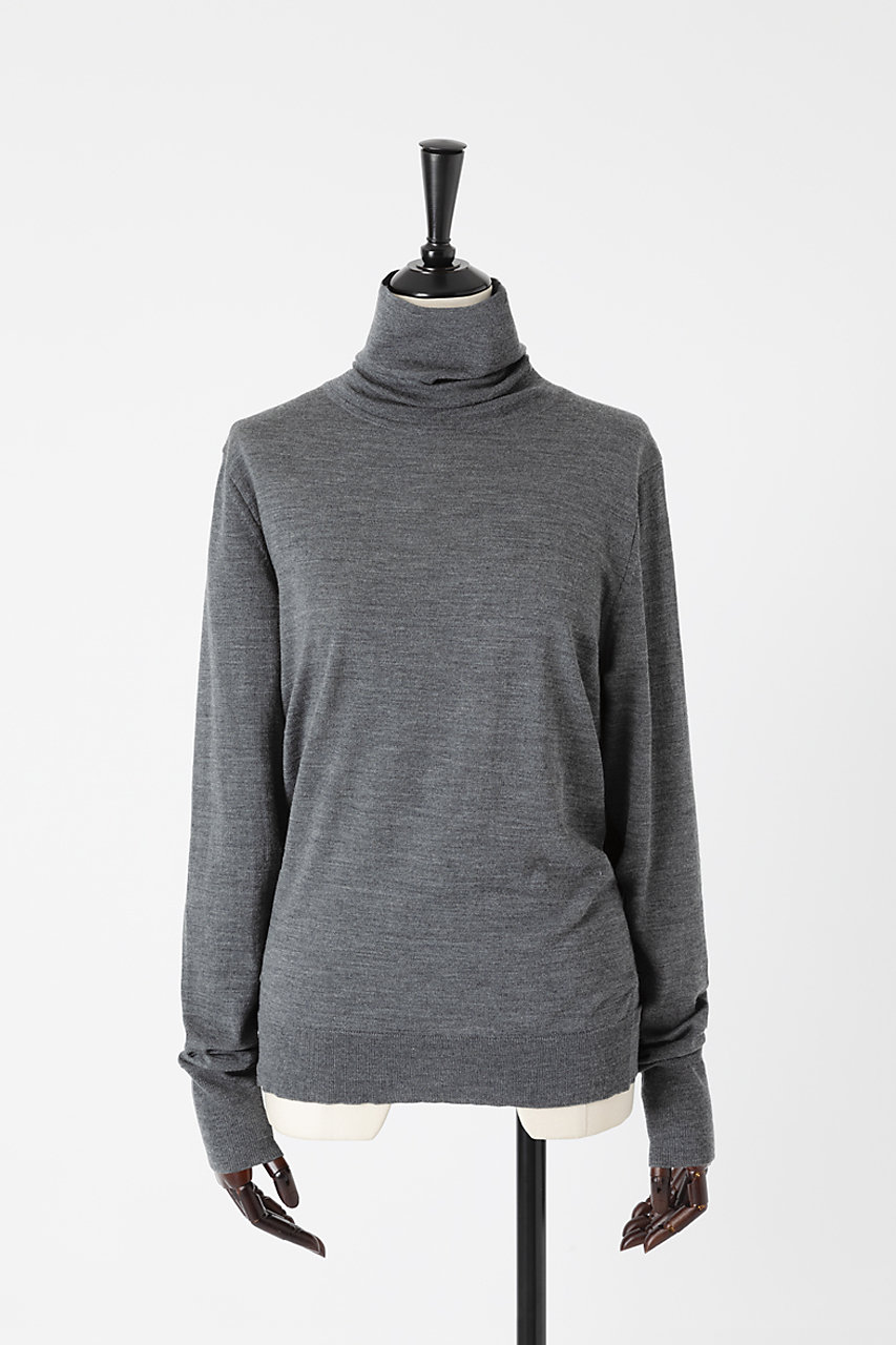 オーヴィル/EAUVIREの30ゲージタートルネックプルオーバー(グレー/FGFAA-23450)