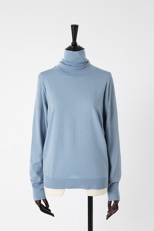 オーヴィル/EAUVIREの30ゲージタートルネックプルオーバー(110300/110301)