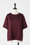 ウォッシャブルシルクTブラウス オーヴィル/EAUVIRE バーガンディ