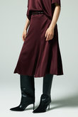 ウォッシャブルシルクスカート オーヴィル/EAUVIRE