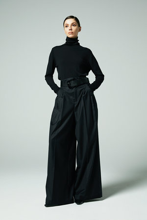 オーヴィル/EAUVIREの3タックワイドパンツ(110600/110601)