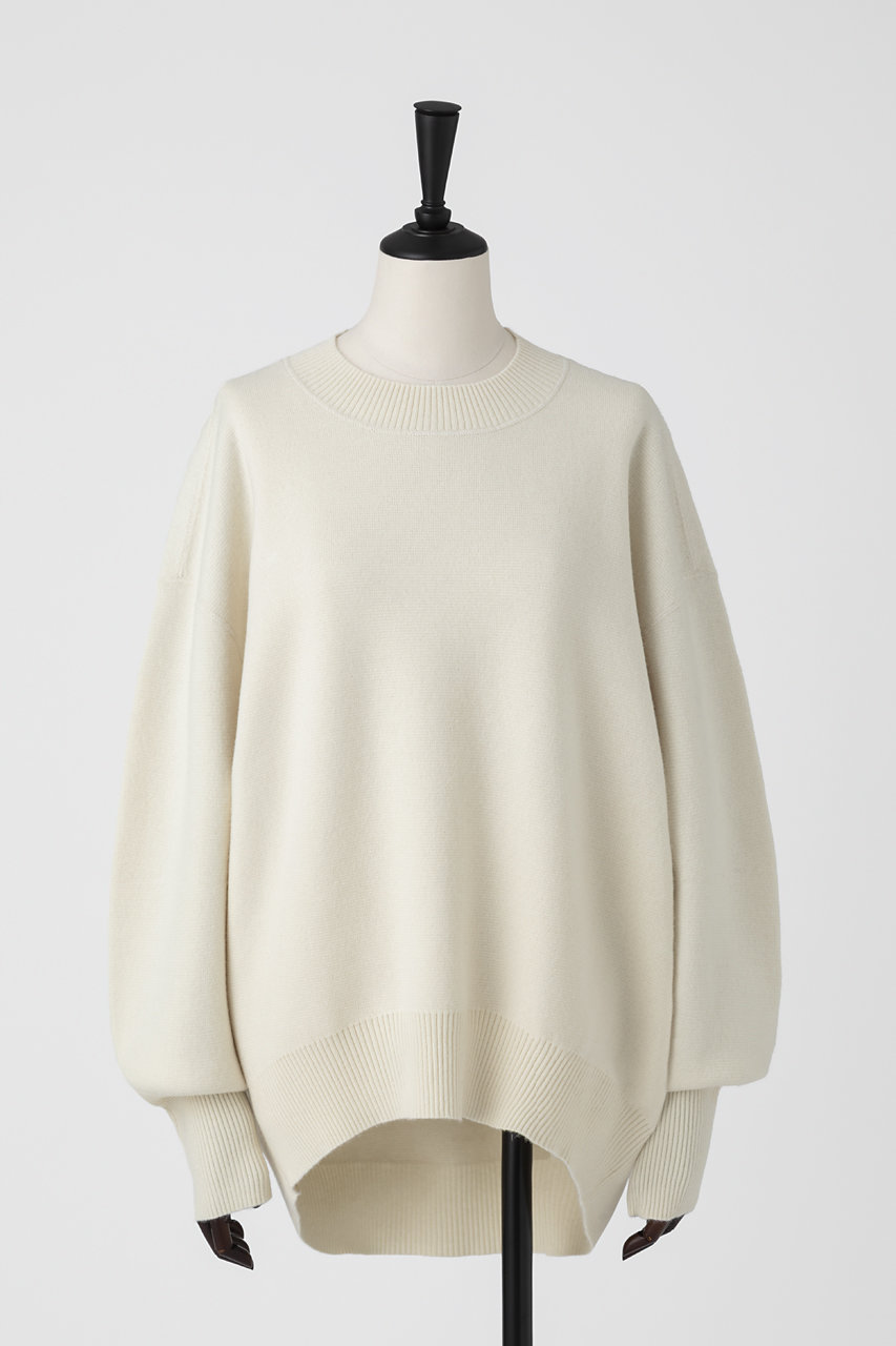 EAUVIRE ミラノリブワイドプルオーバー (オフホワイト, 038) オーヴィル ELLE SHOP