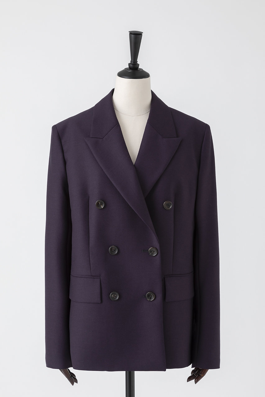 EAUVIRE キッドモヘアジャケット (プラム, 038) オーヴィル ELLE SHOP EAUVIRE キッドモヘアジャケット (プラム, 038) オーヴィル ELLE SHOP