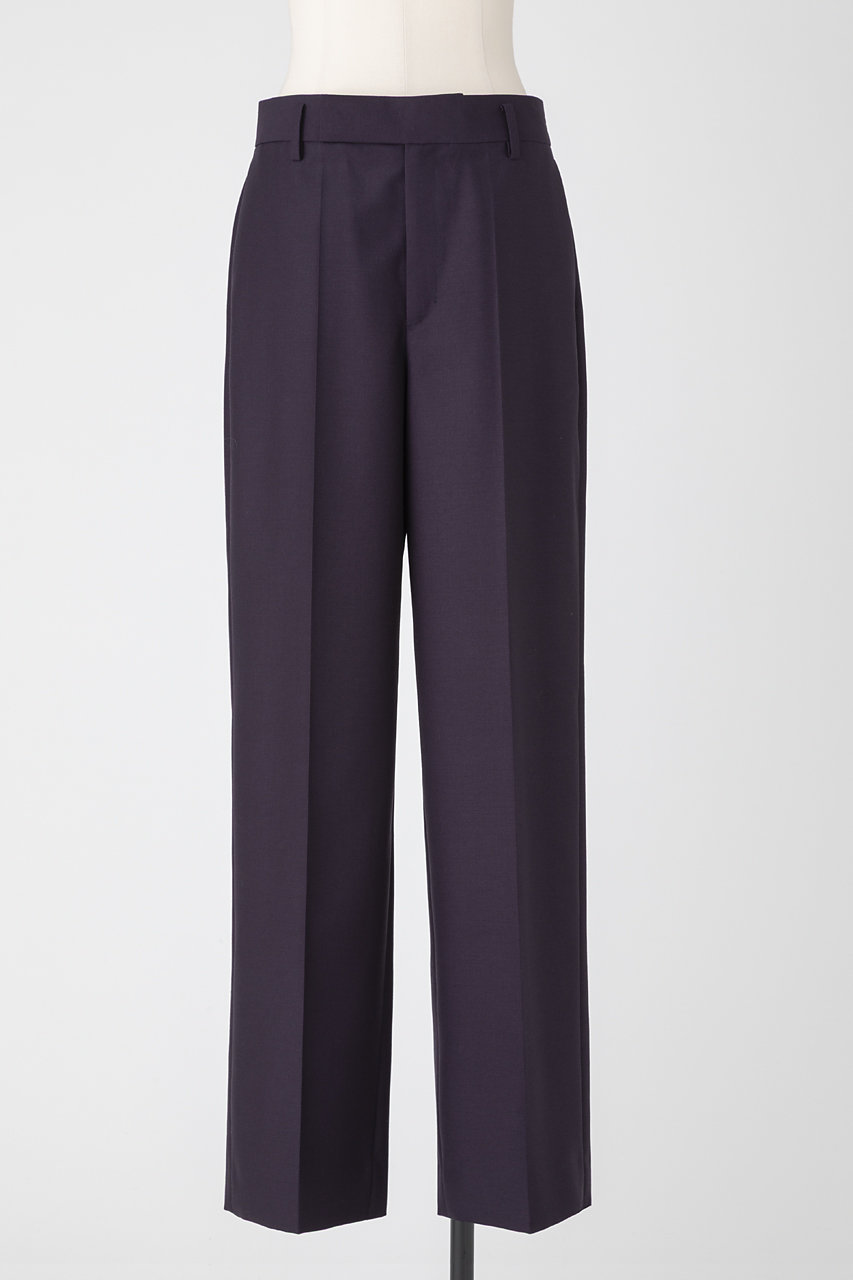 EAUVIRE キッドモヘアストレートパンツ (プラム, 036) オーヴィル ELLE SHOP