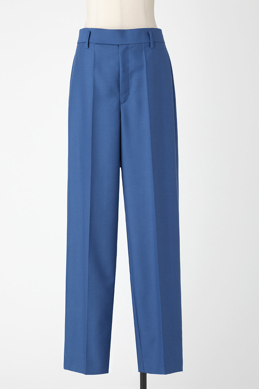 EAUVIRE キッドモヘアストレートパンツ (ブルー, 036) オーヴィル ELLE SHOP