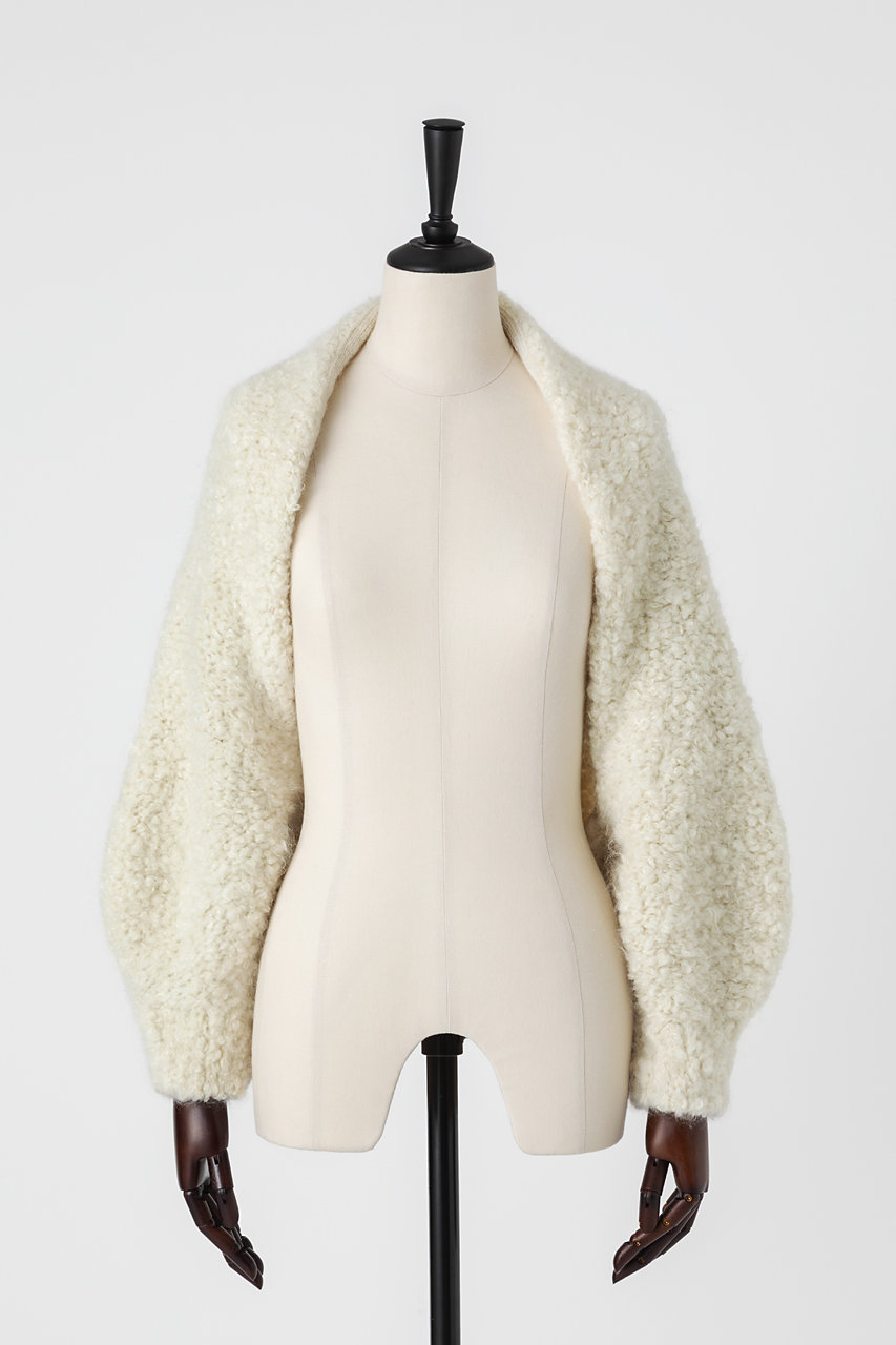 EAUVIRE ハンドニットボレロ (オフホワイト, 038) オーヴィル ELLE SHOP