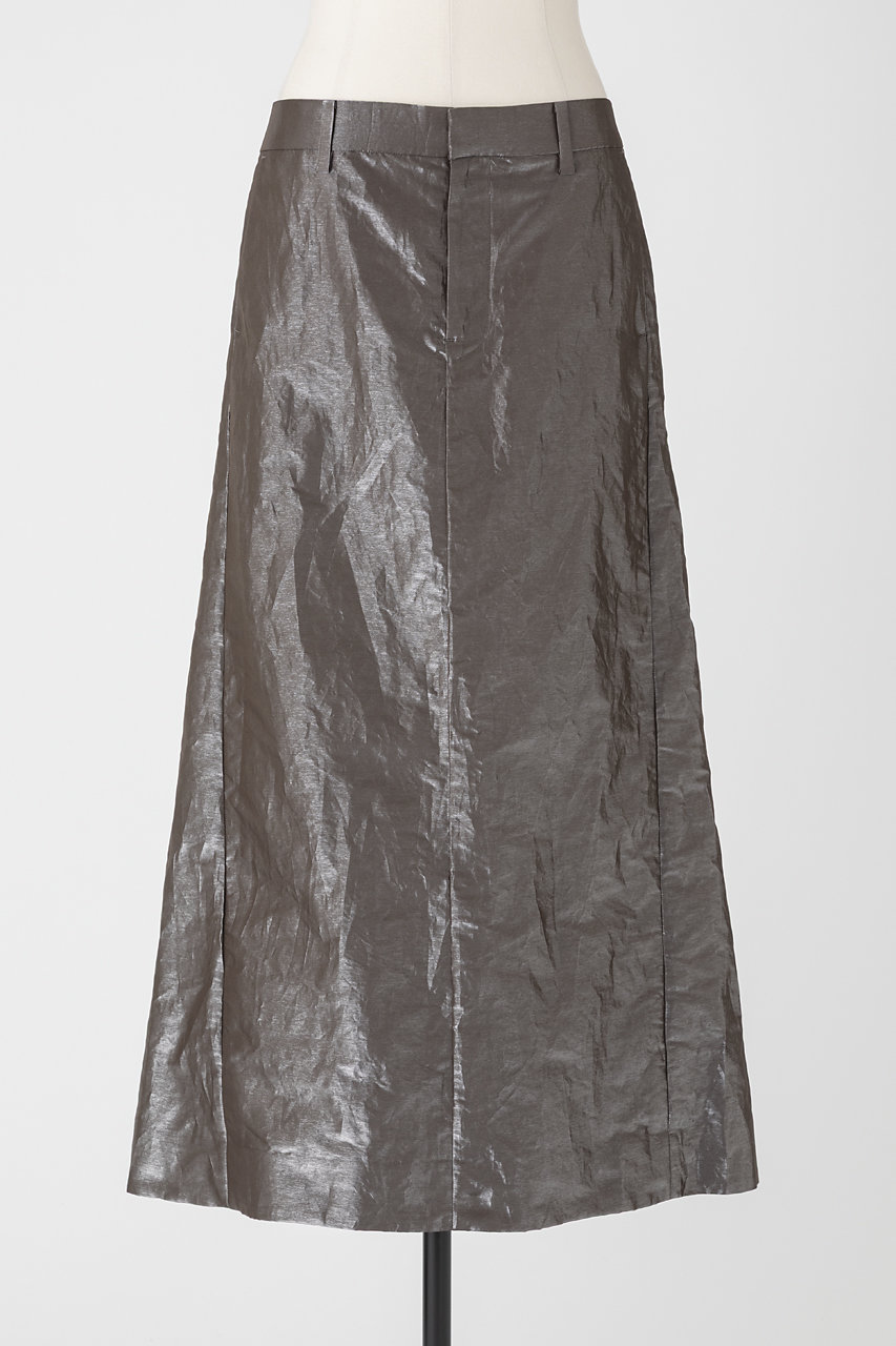 EAUVIRE シャイニーバックフレアスカート (ブラウン, 038) オーヴィル ELLE SHOP EAUVIRE シャイニーバックフレアスカート (ブラウン, 038) オーヴィル ELLE SHOP