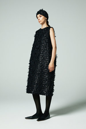 オーヴィル/EAUVIREのリボンツイードワンピース(110500/110502)