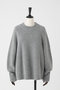 カシミヤアルパカワイドプルオーバー オーヴィル/EAUVIRE グレー