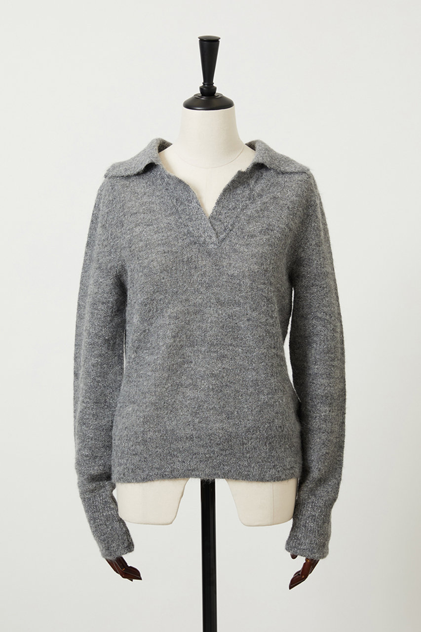 EAUVIRE ポロヘンリープルオーバー (ライトグレー, 038) オーヴィル ELLE SHOP