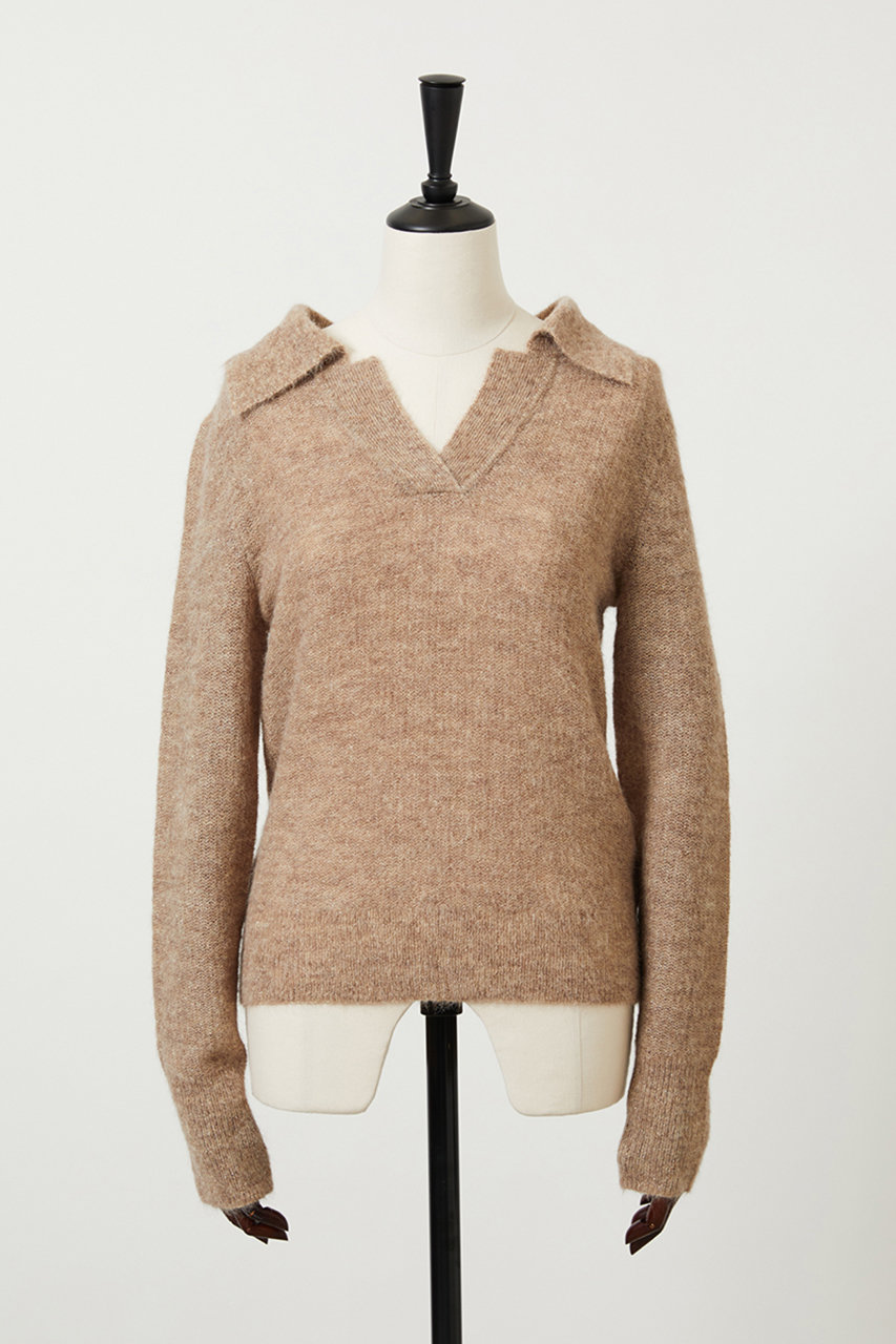 EAUVIRE ポロヘンリープルオーバー (ベージュ, 038) オーヴィル ELLE SHOP