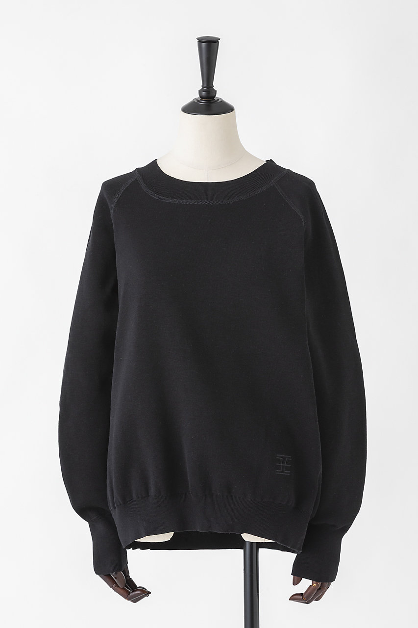 オーヴィル/EAUVIREのニットスウェット(ブラック/FGFGD-09630)