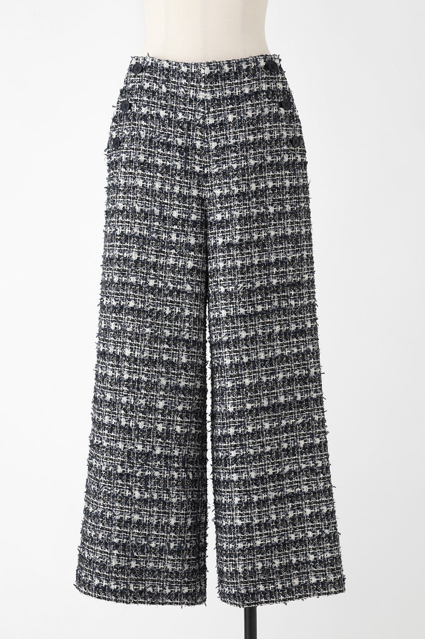 EAUVIRE(オーヴィル)｜【予約販売】ミックスツイードパンツ/ネイビー