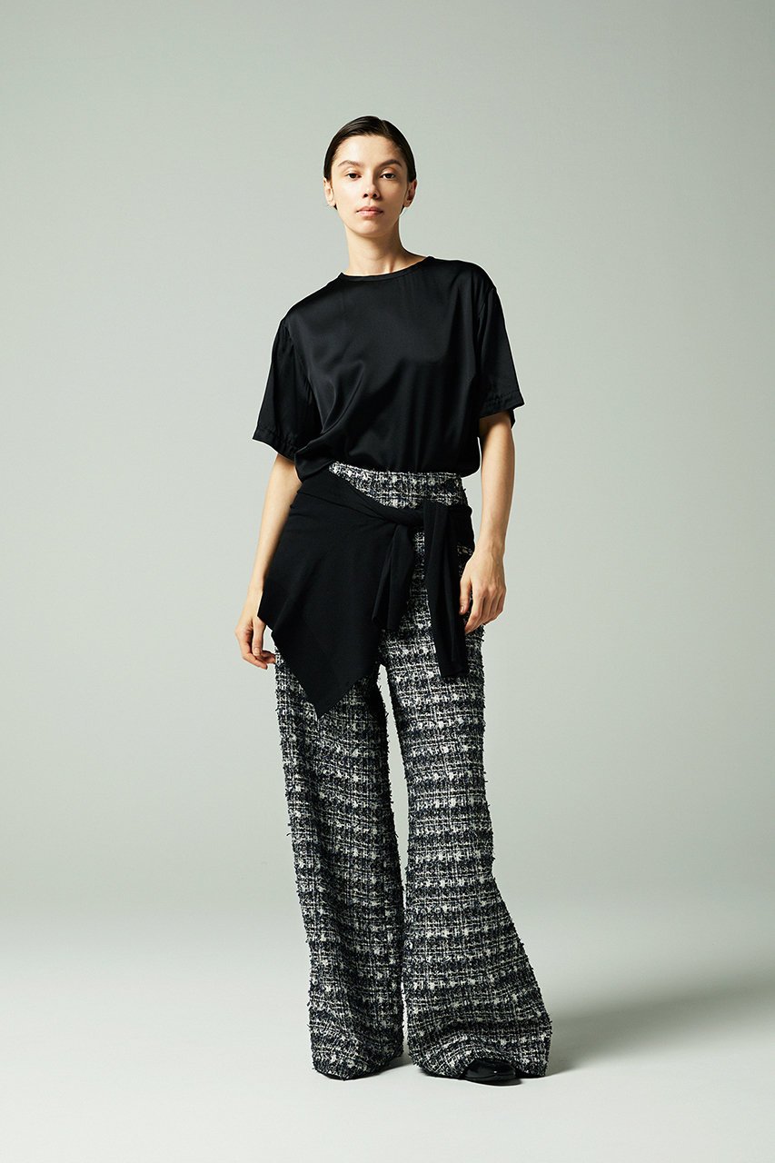 EAUVIRE(オーヴィル)｜【予約販売】ミックスツイードパンツ/ネイビー