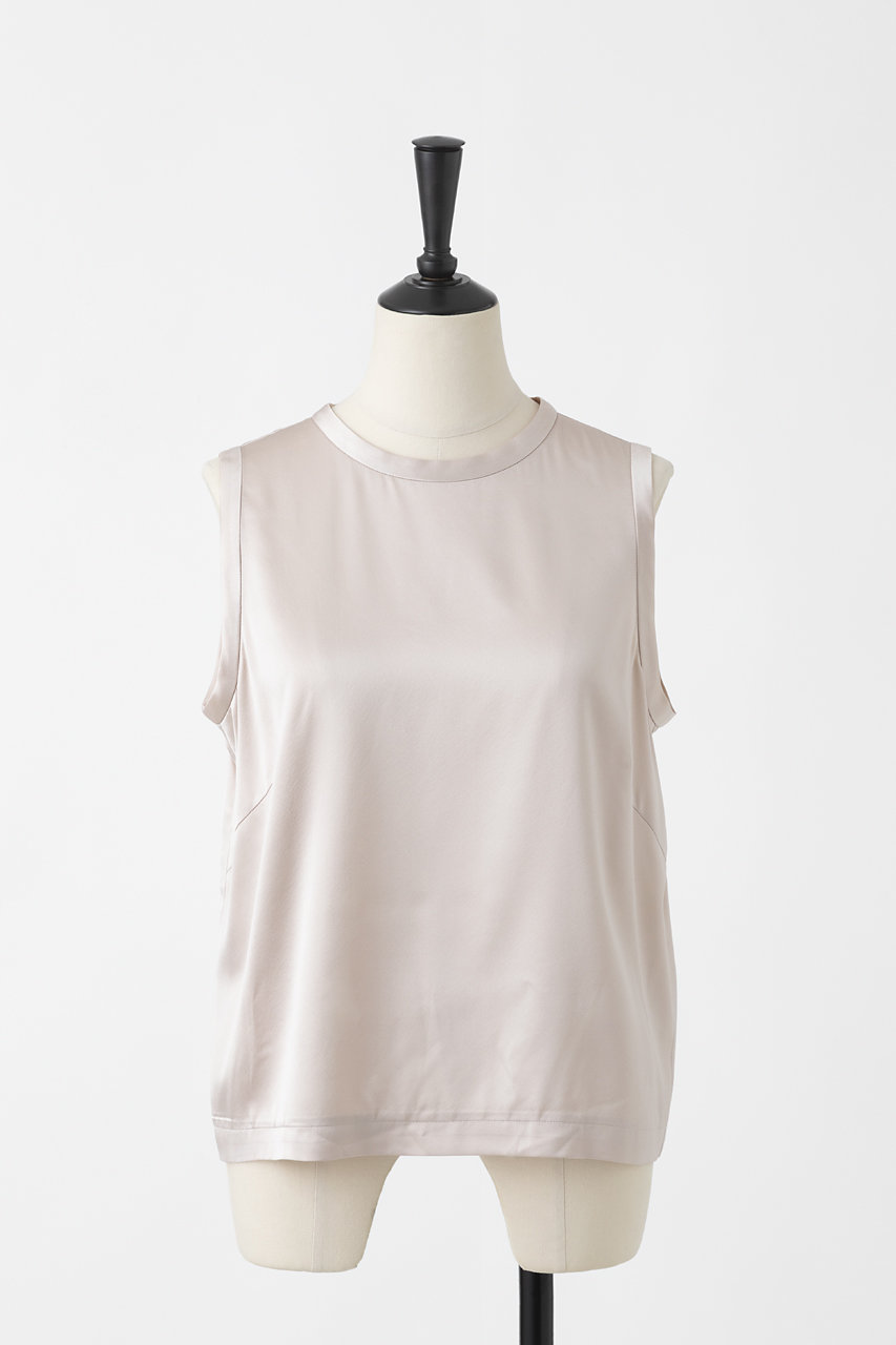 オーヴィル/EAUVIREの【予約販売】ウォッシャブルシルクノースリーブブラウス(ライトピンク/FGBGD-24290)