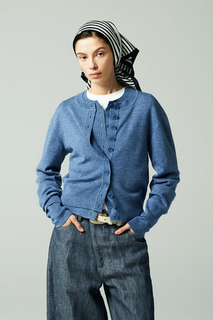 オーヴィル/EAUVIREのカシミヤヘンプカーディガン(110300/110303)