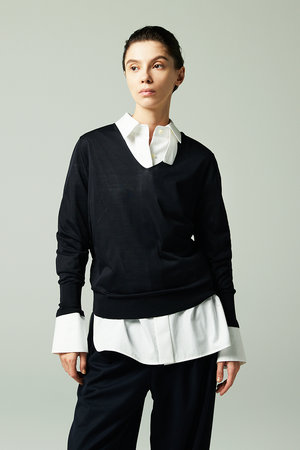 オーヴィル/EAUVIREのスロートタブシャツ(110400/110403)