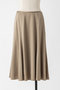 【予約販売】シルクスカート オーヴィル/EAUVIRE キャメル