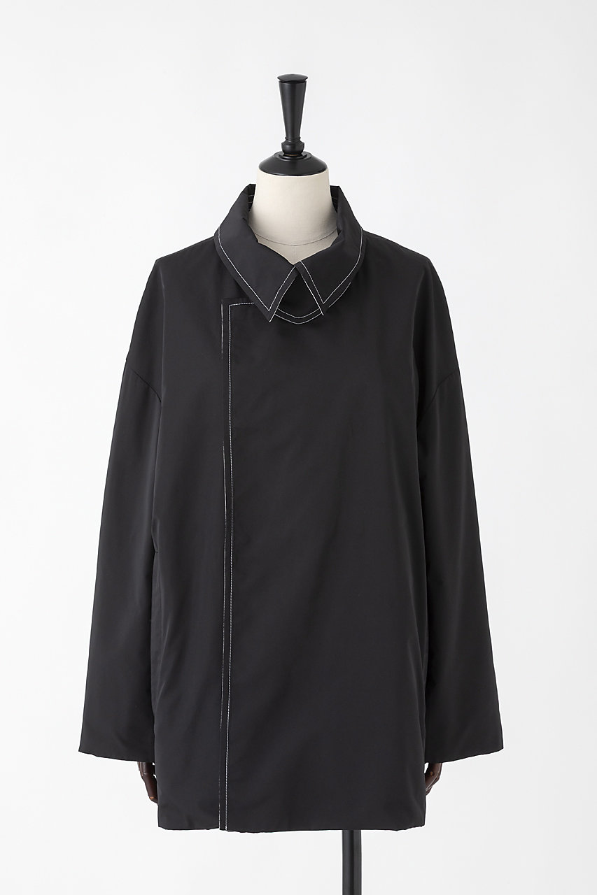 オーヴィル/EAUVIREの【予約販売】リバーシブルタフタハーフコート(ブラック/FGVYD-08120)