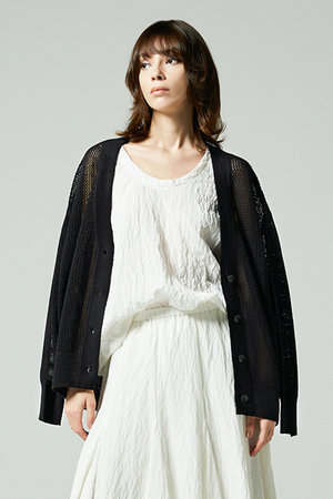 オーヴィル/EAUVIREのシルクナイロンタンクトップ(110100/110101)