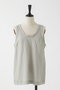 シルクナイロンタンクトップ オーヴィル/EAUVIRE ライトグレー