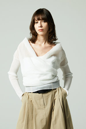 オーヴィル/EAUVIREのカシュクールプルオーバー(110300/110301)