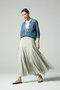 シルクナイロンロングスカート オーヴィル/EAUVIRE