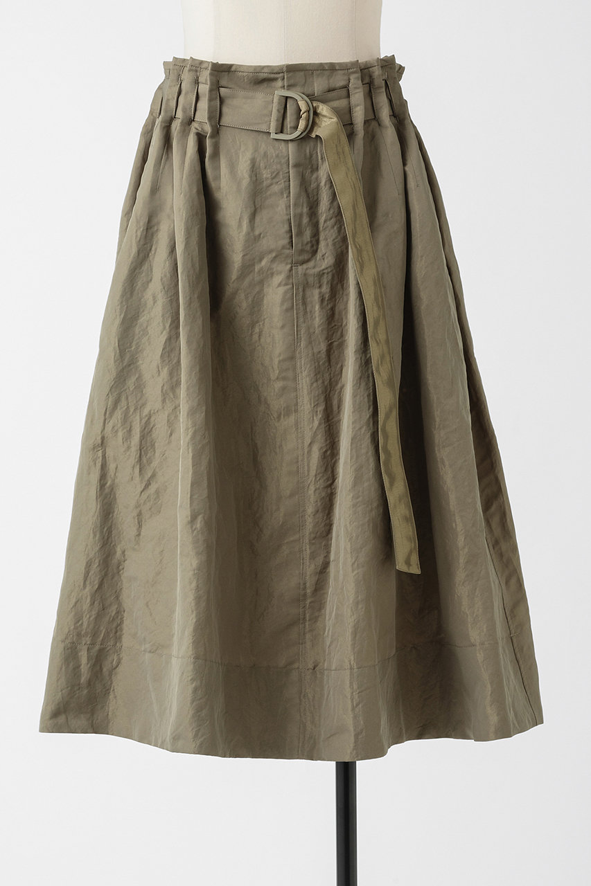 オーヴィル/EAUVIREの【予約販売】シャイニーベルテッドスカート(ブラウン/FGHYD-28110)